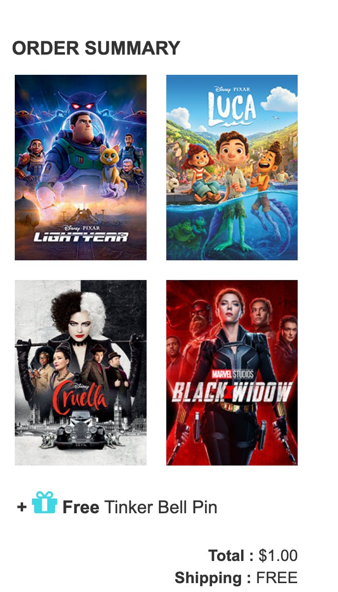 Join Disney Movie Club & Get 4 Disney Movies for $1 Shipped - The Krazy  Coupon Lady