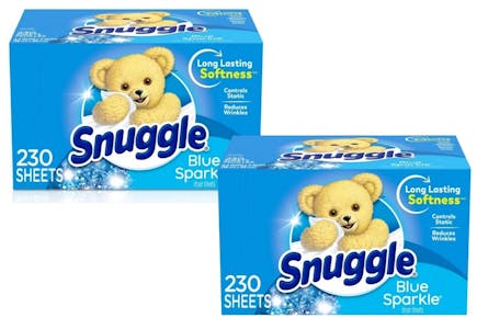 2 Snuggle Dryer Sheets