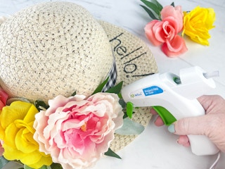 spring wreaths diy dollar tree store floral hat 2 1679647385 1679647385
