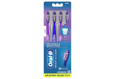 Oral-B Toothbrushes 4-Pack