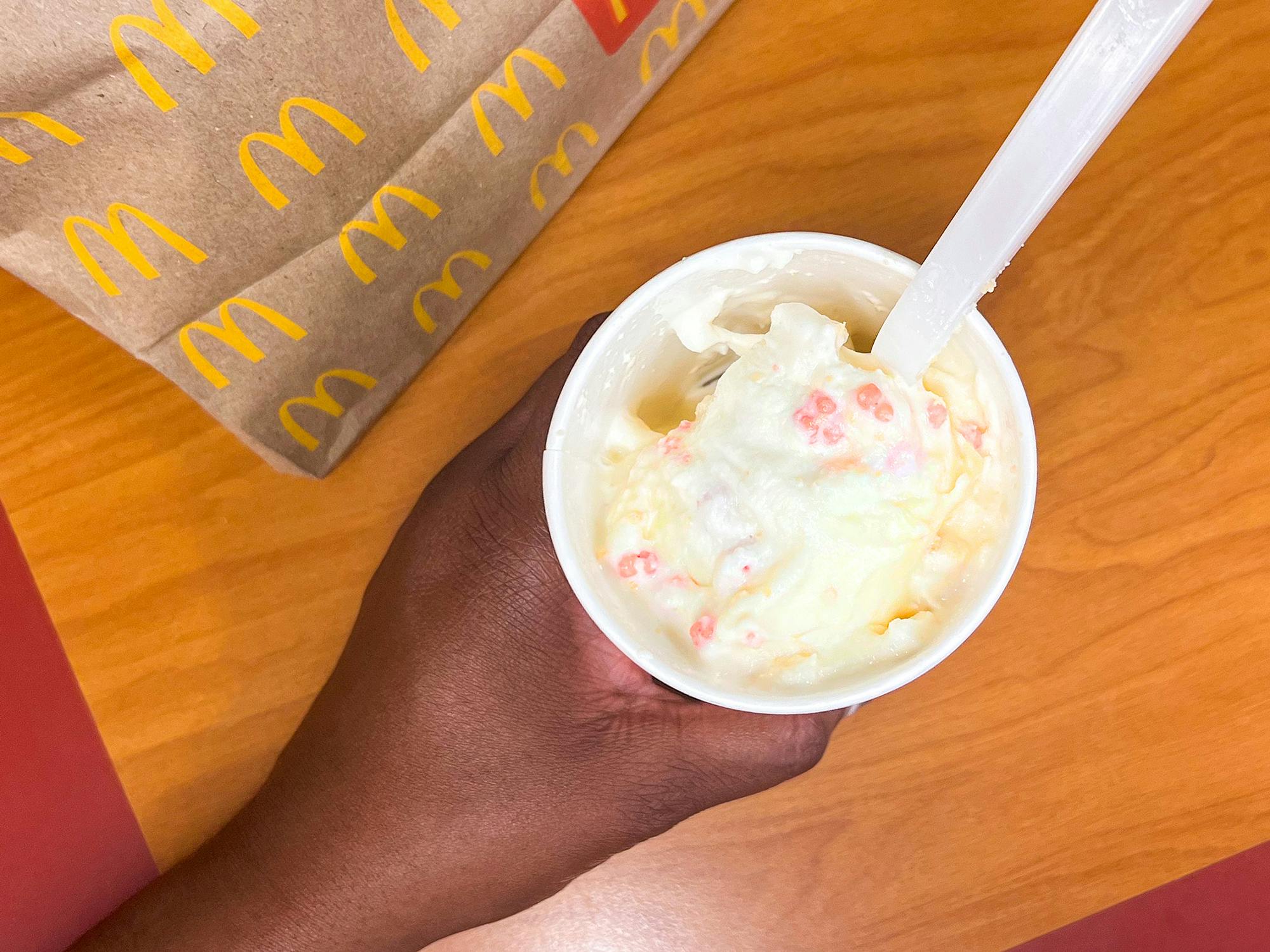 The Strawberry Shortcake McFlurry at McDonald's Is Officially Here