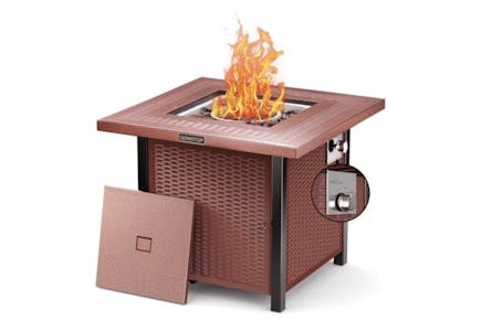 Fire Pit Table With Auto-Ignition