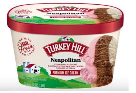 2 Turkey Hill Ice Cream