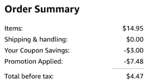 vitamin c coupon and final price amazon