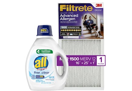 All Laundry Detergent & Filtrete™ Brand Air Filter