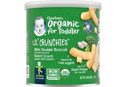 Mix & Match Gerber Organic Baby Food Products