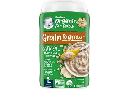 Mix & Match Gerber Organic Baby Food Products