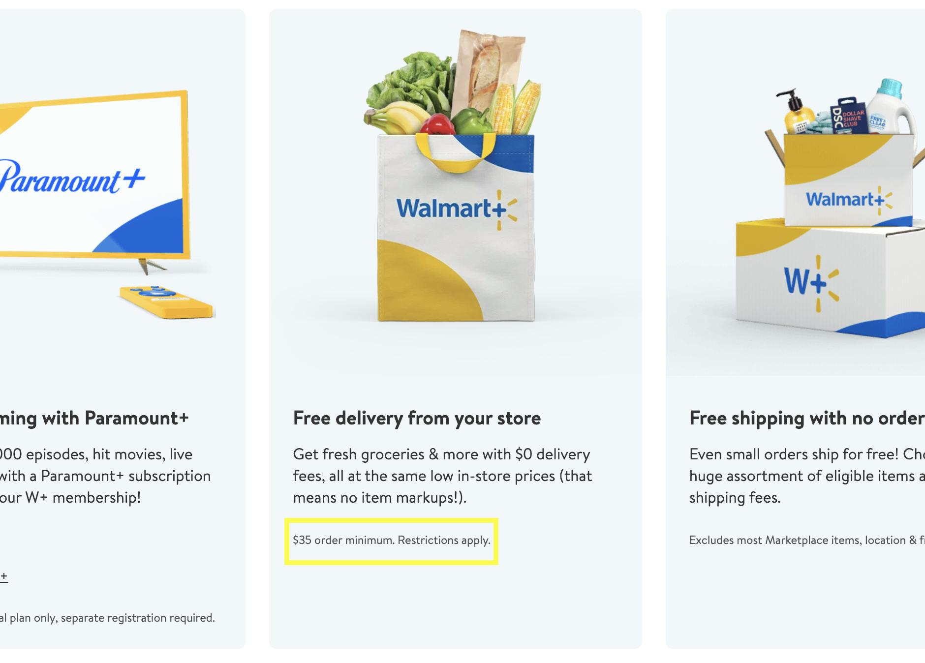 Walmart Secretly Added a New 35 Order Minimum for Plus Members The