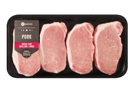2 Boneless Center Cut Pork Chop, per pound