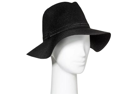 Packable Straw Panama Hat in 2 Colors