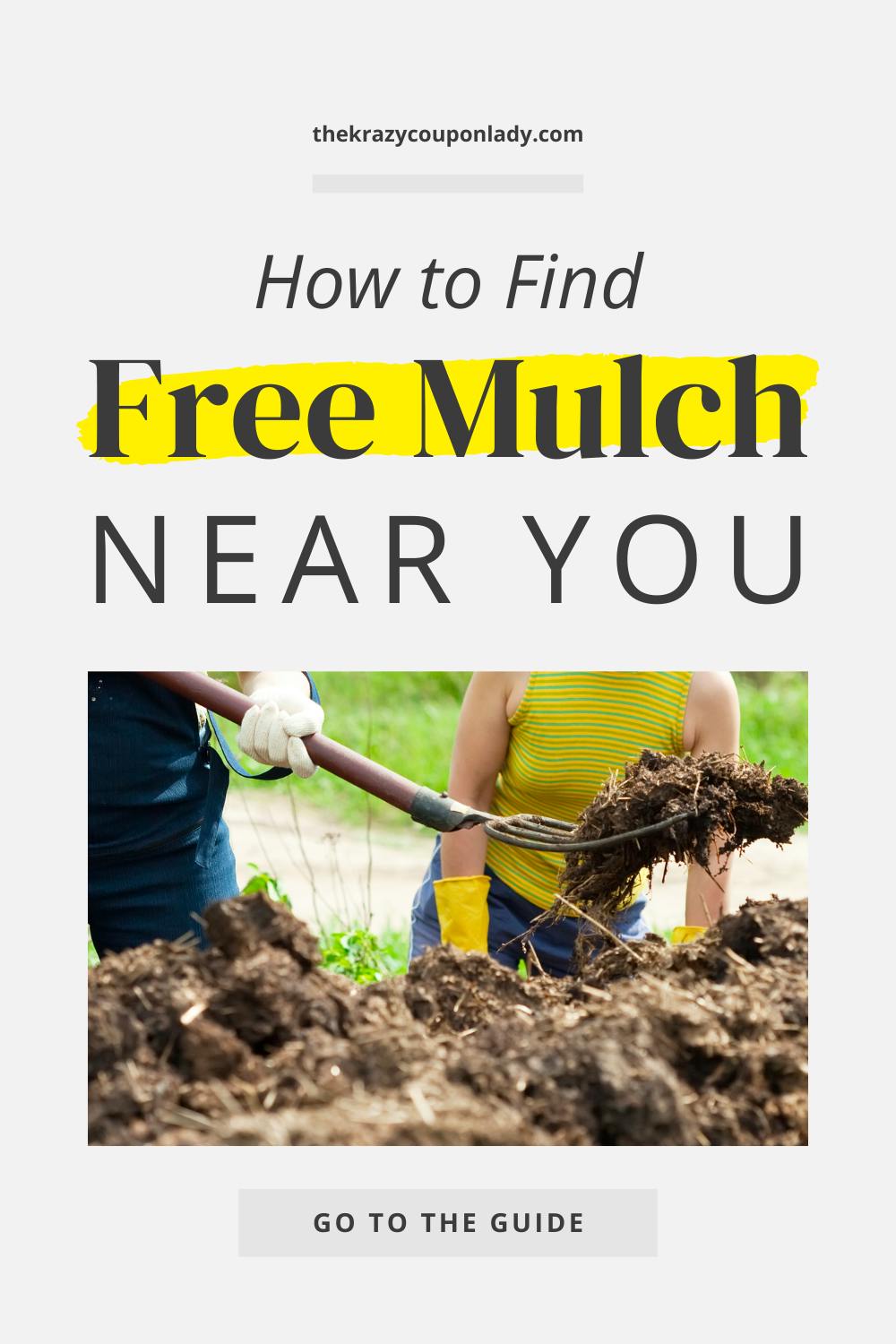 You Can Find Free Mulch Near You, but You May Want to Pay