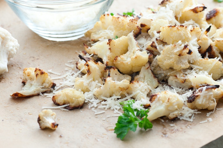 cooked cauliflower on a table 