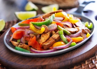 fajitas on a plate