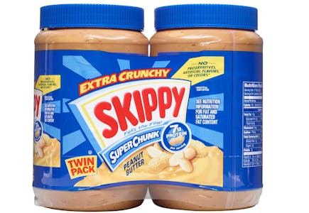 Skippy Peanut Butter Twin Pack
