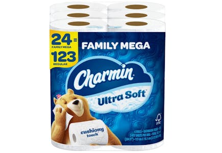 2 Charmin Toilet Paper 24-Pack