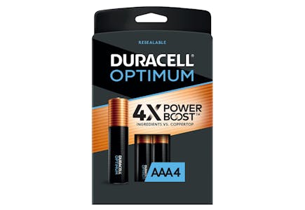 2 Duracell Batteries 4-Pack