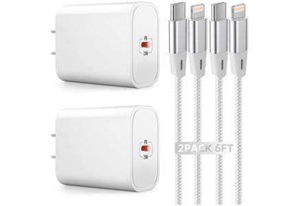 Lightning Charger Cables + Plugs