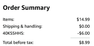 A screenshot of the total