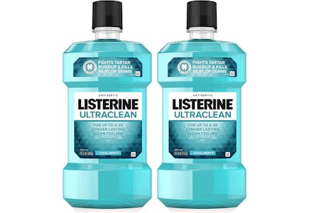 2 Listerine Mouthwashes