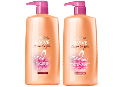 Jumbo L'Oreal Shampoo and Conditioner