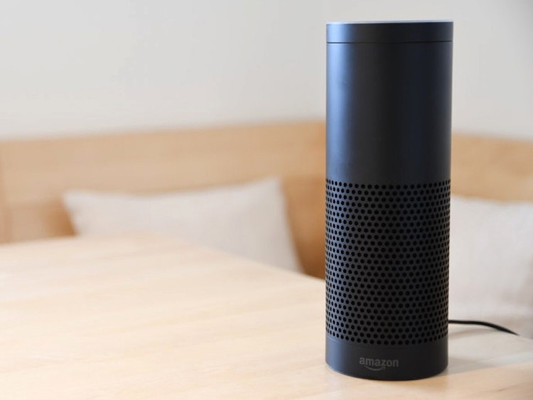 amazon echo speaker in bedroom