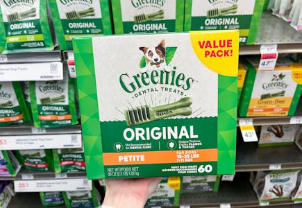 2 Petite Greenies Treat Packs