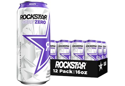 36 Cans Rockstar Pure Zero Energy Drink