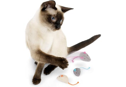 6-Count SmartyKat Skitter Critters Catnip Cat Toys