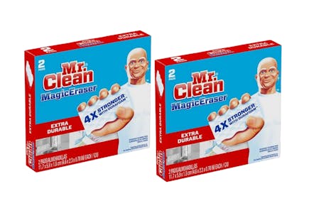 2 Mr. Clean Magic Erasers 2-Packs