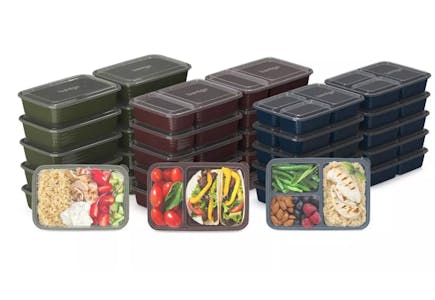 60-Piece Meal Prep Container Set