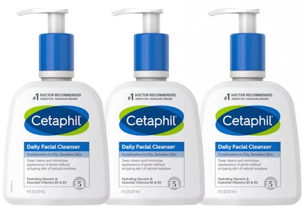 3 Bottles of Cetaphil