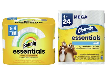 Printable Coupons Only: Charmin & Bounty $3.99 Each