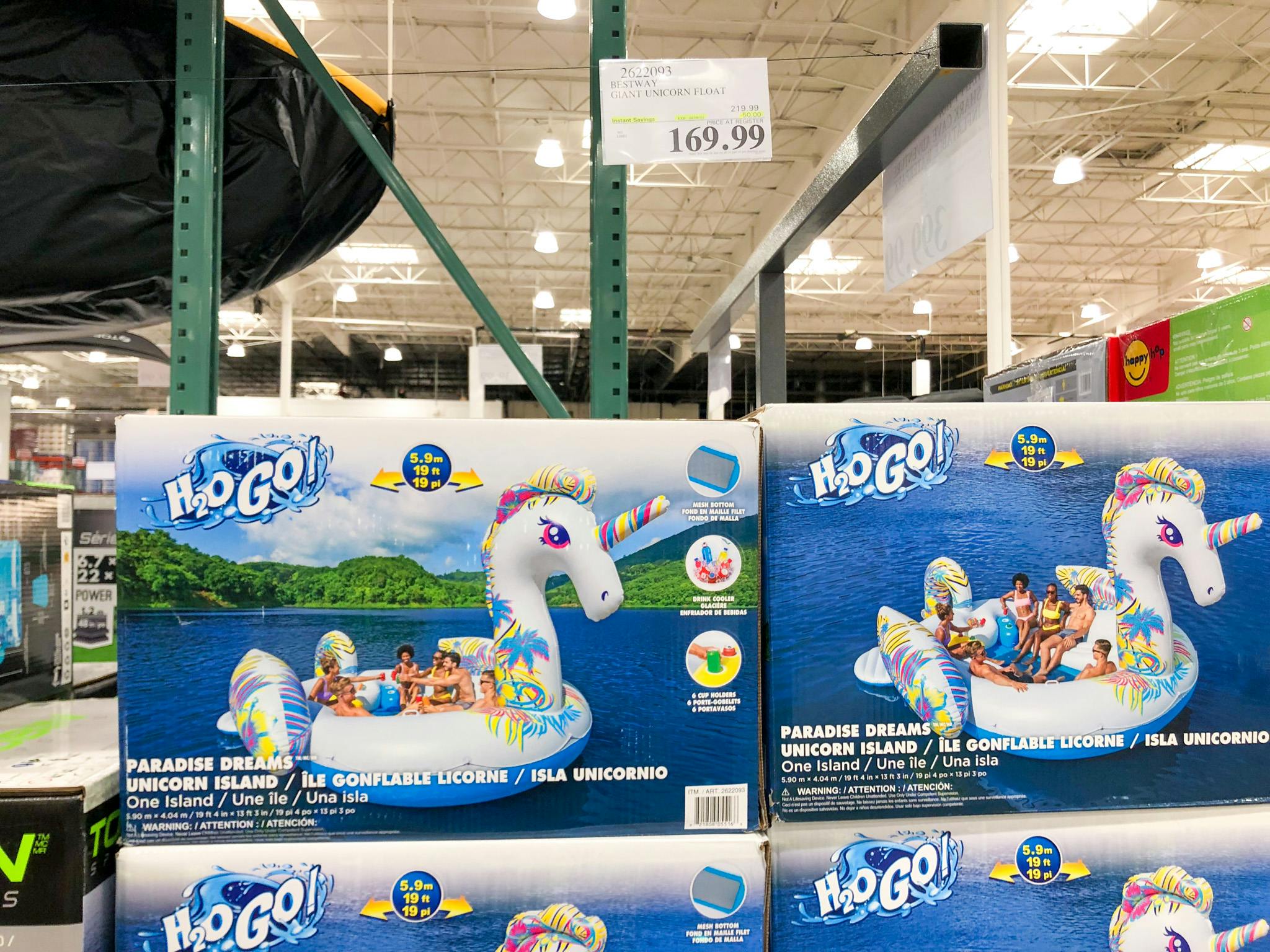 floating unicorn costco