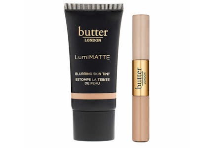 4 Butter London Skin Tint, Concealer, and Highlighter Duo