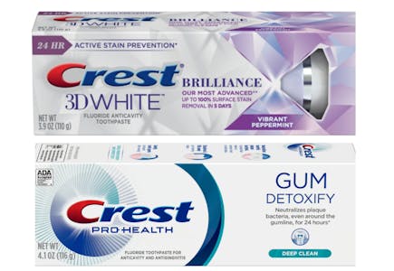 2 Crest Premium Toothpaste