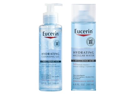 2 Eucerin Facial Cleansers