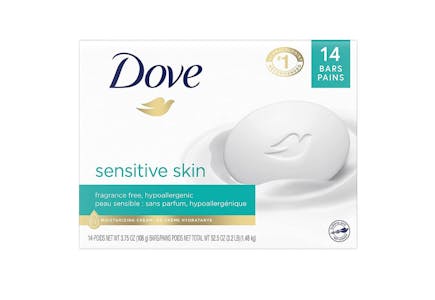 2 Dove Beauty Bar 14-Packs