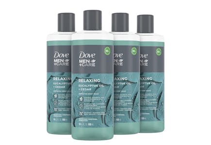 2 Dove Men+Care Body Wash 4-Packs