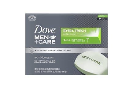 Dove Men+Care Bar Soap 14-Count