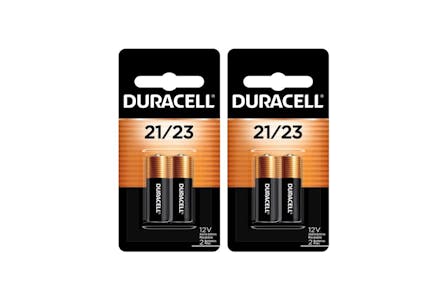 2 Duracell 21/23 12-Volt Battery 2-Count