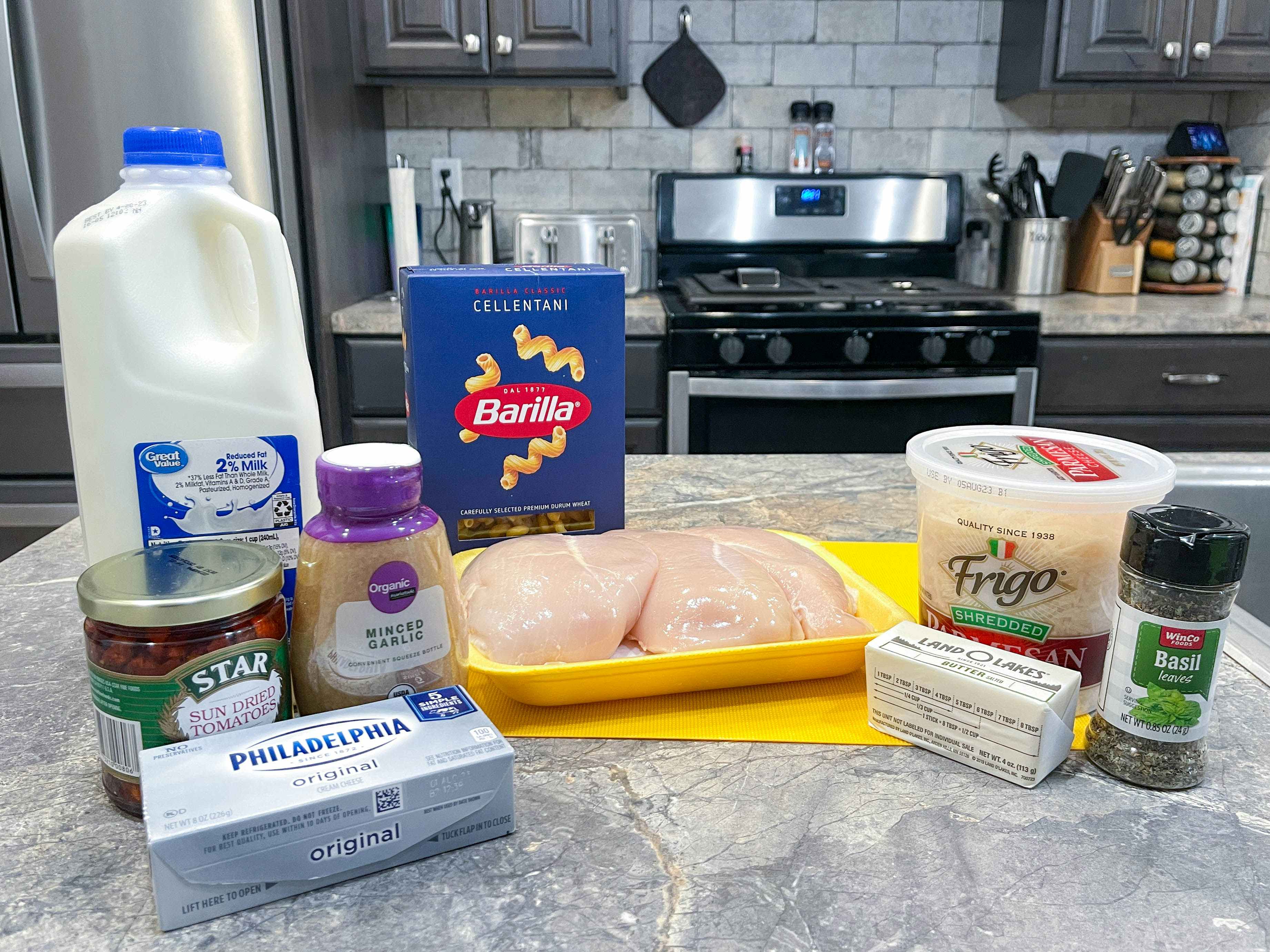ingredients on a counter 