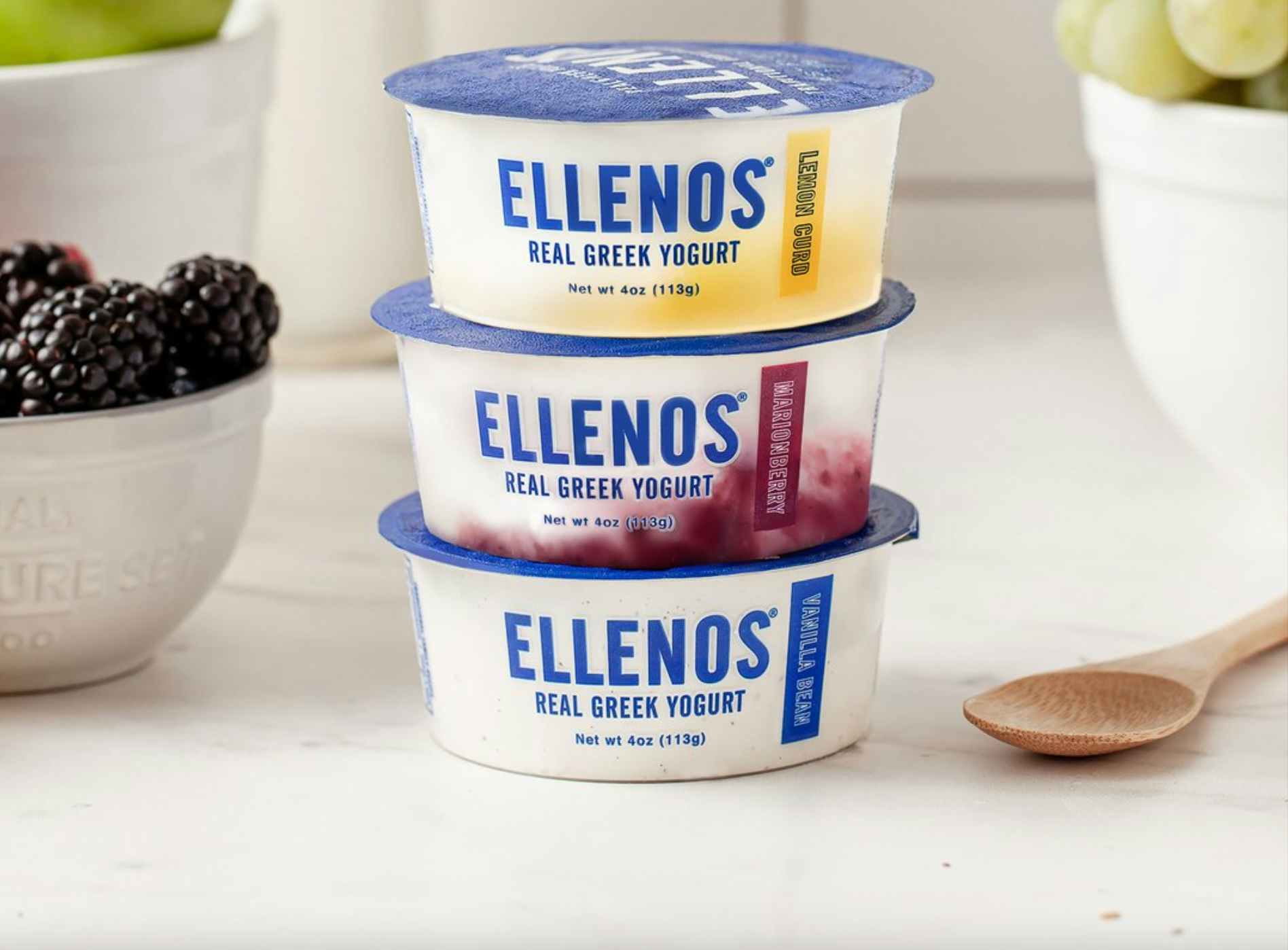 Ellenos 4-oz yogurt cups sold at Costco