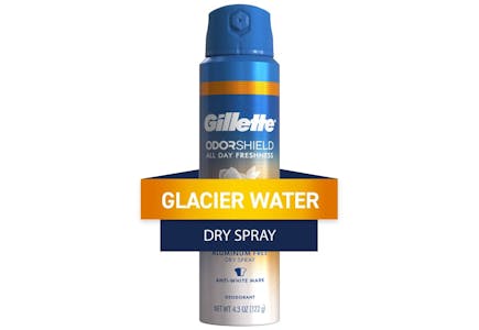 Gillette Aluminum Free Dry Spray 