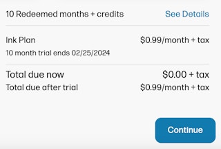 hp instant ink 10 credit checkout 1682426356 1682426356