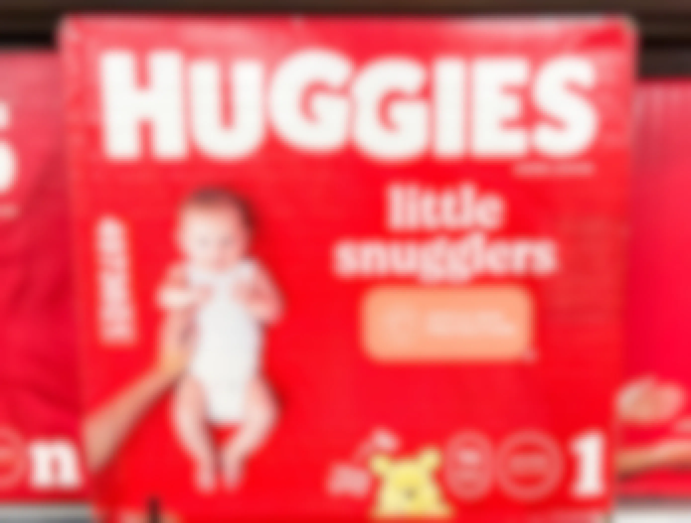 Huggies Little Snugglers Diapers on the shelf at Kroger