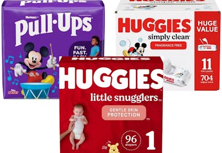 Huggies Diapers, Pull-Ups, and Wipes