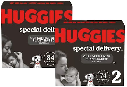 2 Huggies Boxed Diapers