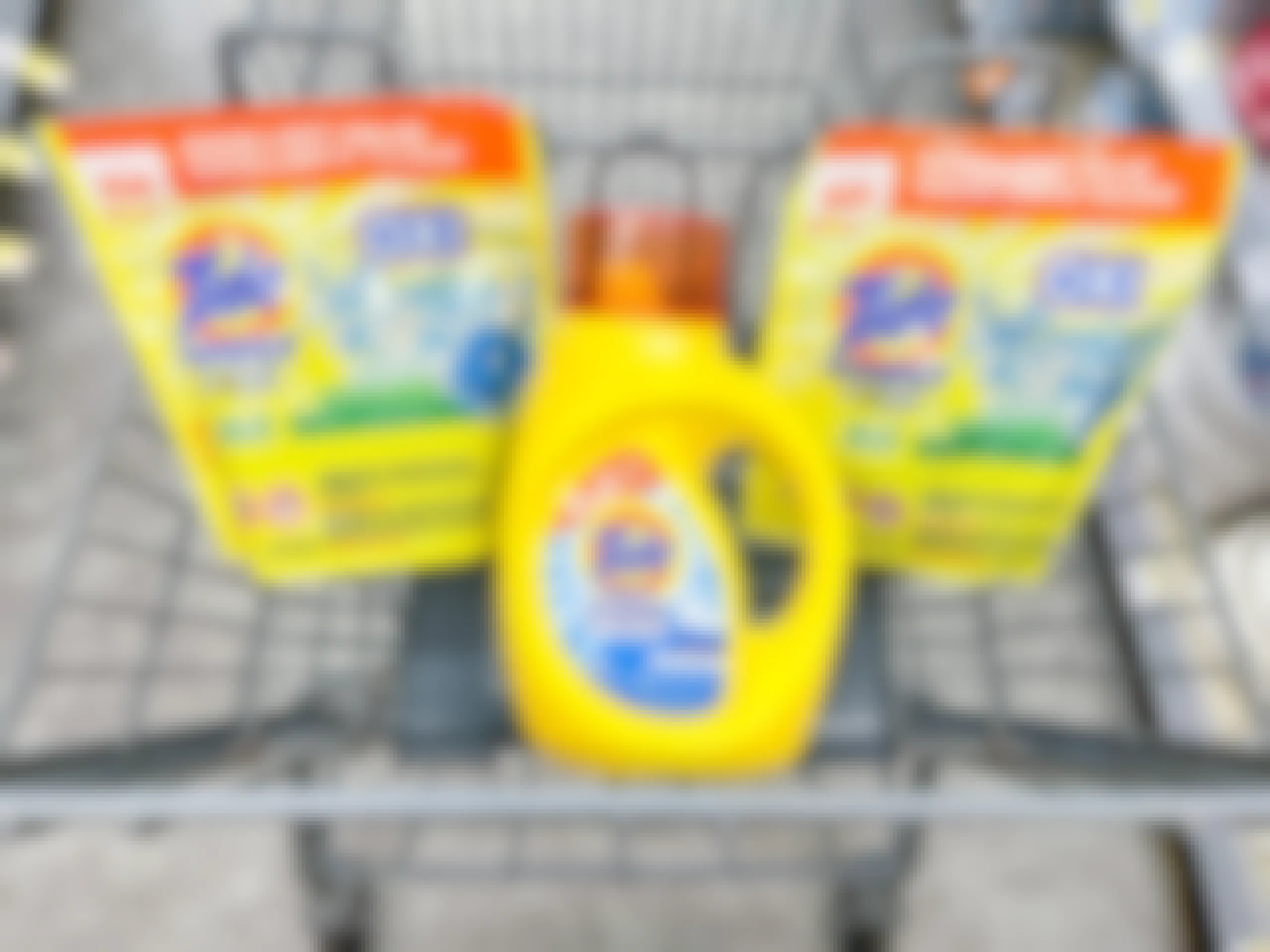tide simply detergent in shopping cart