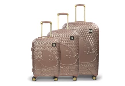 Mickey Mouse Hardside 3-Piece Spinner Luggage Set