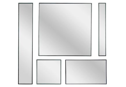 5-Piece Wall Mirror Set